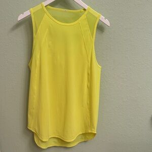 Lululemon Athletica Bright Yellow Tank Top